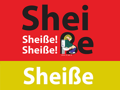 Shei*** german graphic design illustration language learning