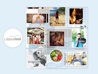 Social Media Feed - Libbra Well advertising media social media social media design