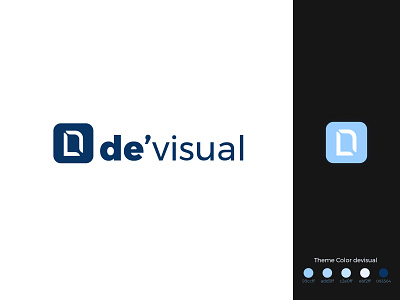 de'visual logo branding design digital digitalart flat icon logo logo design branding logodesign logos logotype typography vector