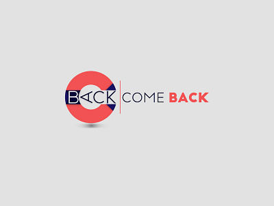 C Back logo app branding clean come back concept design icon logo logo design vector