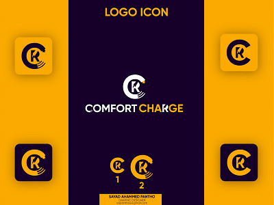 Comfort Charge logo app app logo best shot branding charge clean comfort concept design dribbble icon identity logo logo design minimalist modern icon vector web app web design website logo