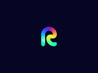 R logo colorful Design