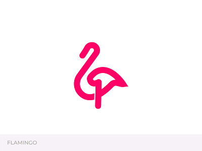 flamingo logo 2022 best bird logo brand branding color creative logo flamingo icon idea identity logo logo design logo trends mark minimal line modern pink stork symbol