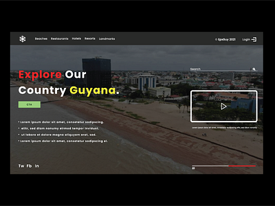 Guyana UI tourism site