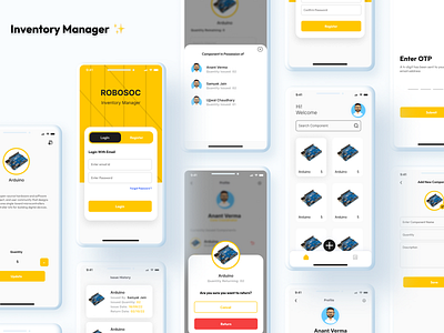 Inventory Manager design inventory inventory manager manager mobile robotics ui
