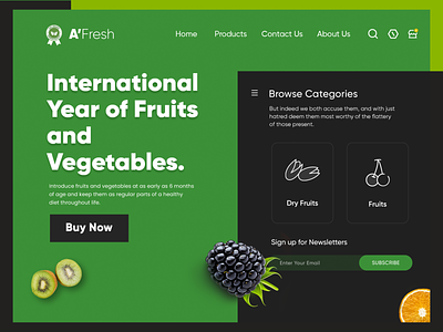 A-Fresh App UI branding des design graphic design illustration ui ux