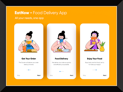 EatNow-Food Delivery App UI app appdesign application branding design designer graphic design illustration logo ui ux