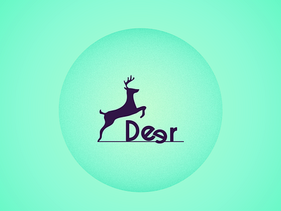 Deer art branding colorful design flat graphic design illustration logo minimal vector