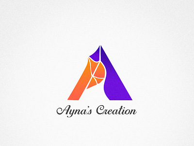 Ayna's Creation art branding colorful design flat graphic design illustration logo minimal vector