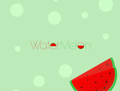Watermelon art colorful design flat graphic design illustration vector