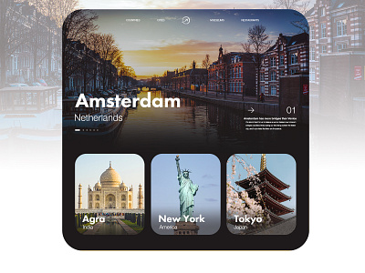 Travel Guide branding design hashdhronas travelsite ui uidesign uiux ux uxdesign web