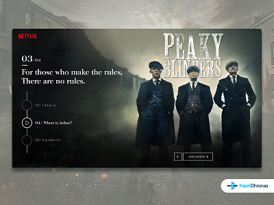 Peaky Blinders bbc concept desktop hashdhronas minimal mockups netflix peakyblinders series ui uiux web webdesign