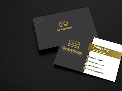 Gold & Black Bussines Card