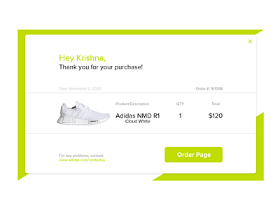 Daily UI #017 app dailyui design email receipt ui uiux ux webdesign