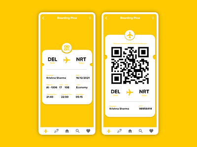 Daily UI #024 app boarding pass dailyui design ui uiux ux