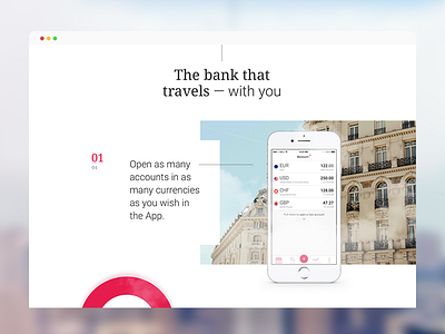 Ditto — Home page concept app art direction banking landing page mockup picture ui ux web web design website