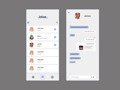 Direct messaging Daily UI #013