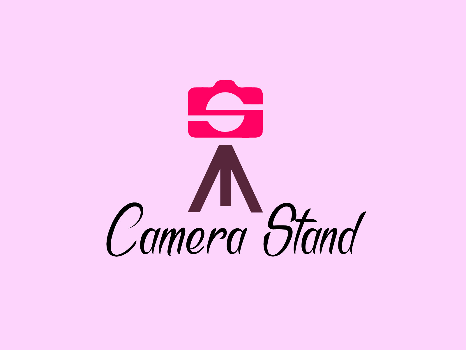 Camera stand logo by Sobuj Islam on Dribbble