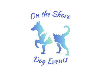 Dog Events Logo animal branding bright cartoon cute design dog flat gradient graphic illustration logo vector