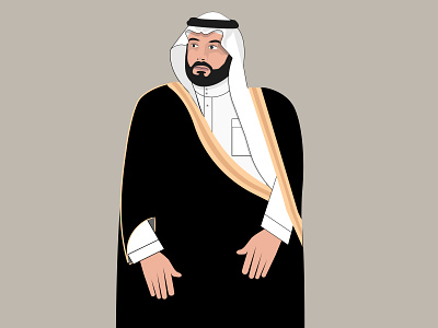 Mohammed Bin Salman Prince design illustration illustrations logo saudi vector