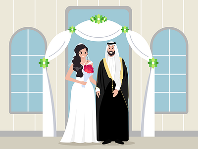 Saudi arabian couple