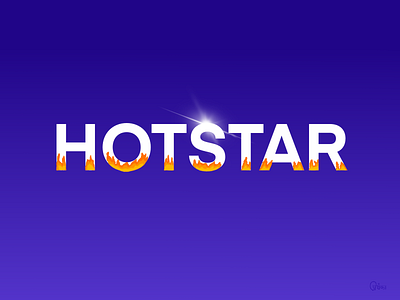 Hotstar ✍️ design hotstar lettering logo design