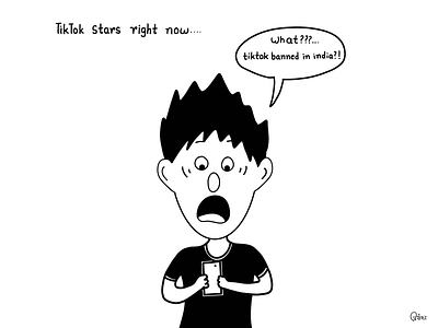 Tiktok stars in India right now... charecter design illustration webcomic webcomics