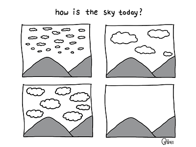 How is the sky today? blackandwhite character design illustration sky storytelling