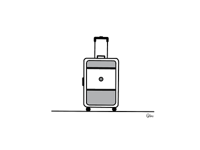 Waiting for the pandemic to over... branding design illustration luggage product design ui ux vector art