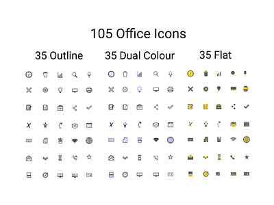 Office icons app business design flaticon icon icons illustration logo office office icons office tools ui ux web webdesign