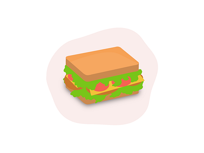 Sandwich branding design designer food illustration icon illustration painting sandwich vector