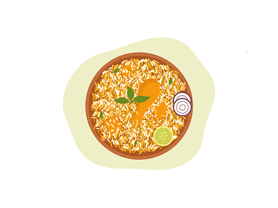 Biryani biryani branding design food illustration graphic design icon illustration ux