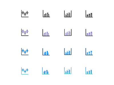 Graph icons branding design growth icon icons illustration svg icons ui ux