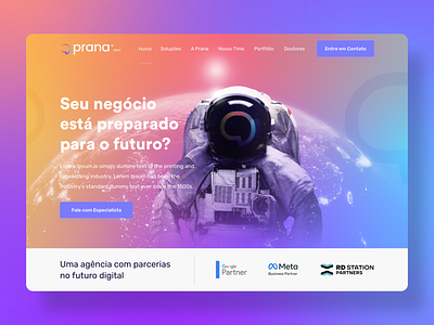 Prana Digital - Website | Marketing Agency adobe xd agency blog design elementor figma marketing modern purple team technology ui website wordpress work