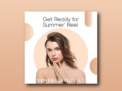 Venus Aesthetics Social Media Designs branding design graphic design social media typography