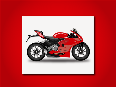 Sports Bike Illustration design illustration