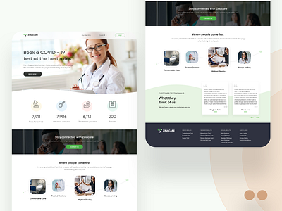 landing page