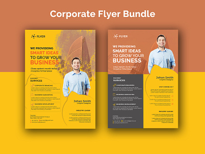 Corporate Flyer a4 advertisement advertising agency best business business flyer clean company corporate corporate flyer creative design flyer handout leaflet magazine marketing