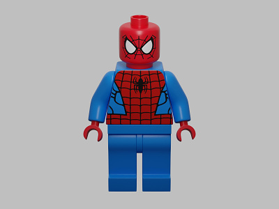 Lego Blender 3D Modelling Spiderman