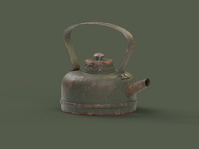 Kettle Old 3dart 3dmodeling adobeillustrator artblender artillustration artteapoot creative creative 3d creativeart creativerender kettle kettle illustartion3d oldmetalic oldmetalic materials render substance substancepainter texturesblender texturesrender