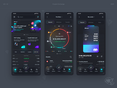 Crypto Exchange concept