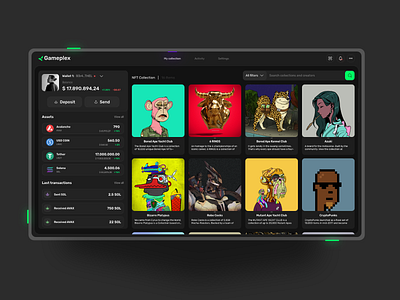 Gameplex Desktop App - NFT Wallet