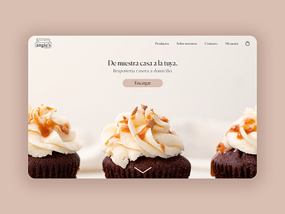 Angie's: Home-made pastries delivery web