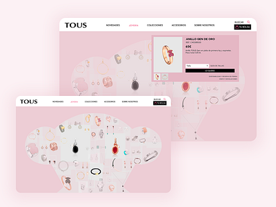 Tous: A different gallery experience for e-commerce design e commerce gallery navigation ui user experience ux web web design