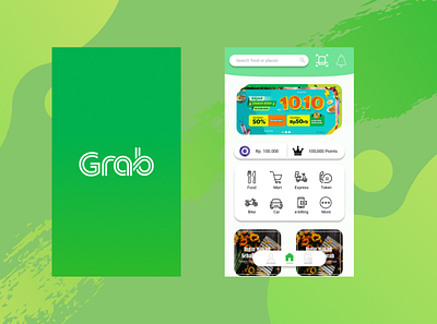 Re-design Grab application appstore branding design grab mobile redesign transportation transportation design ui