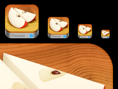 Health & Nutrition Icon apple brown icon ipad iphone red wood
