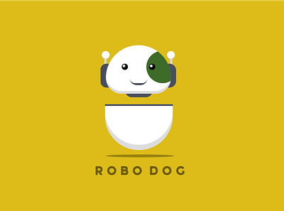 Robo Dog Logo Design branding design icon illustration logo logo animation logo design logo design branding logo designer logo mark logodesign logodesigner logotype typography