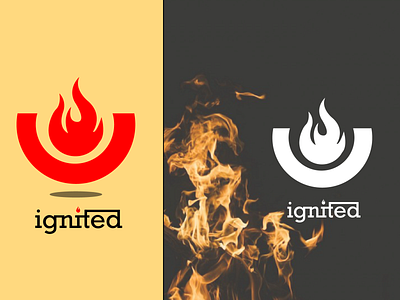 Ignited Logo Design 3d animation branding design graphic design icon illustration logo logo design logodesign logodesigner motion graphics ui vector