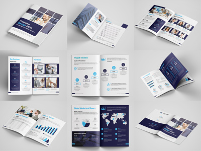 Business Proposal Design annual annual report branding brochure brochure template business business brochure business proposal corporate corporate identity identity layout minimal modern multipurpose multipurpose brochure proposal report stationary template
