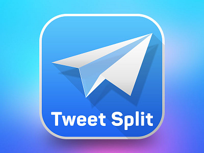 Tweet Split blue icon chat facebook icon mail message social social app icon soft blue tweet twitter weird